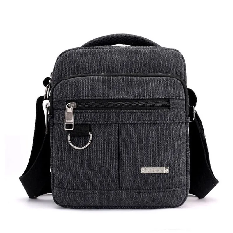 Ảnh Túi vải Canvas cầm tay một vai đơn giản thời trang nam IELGY 4