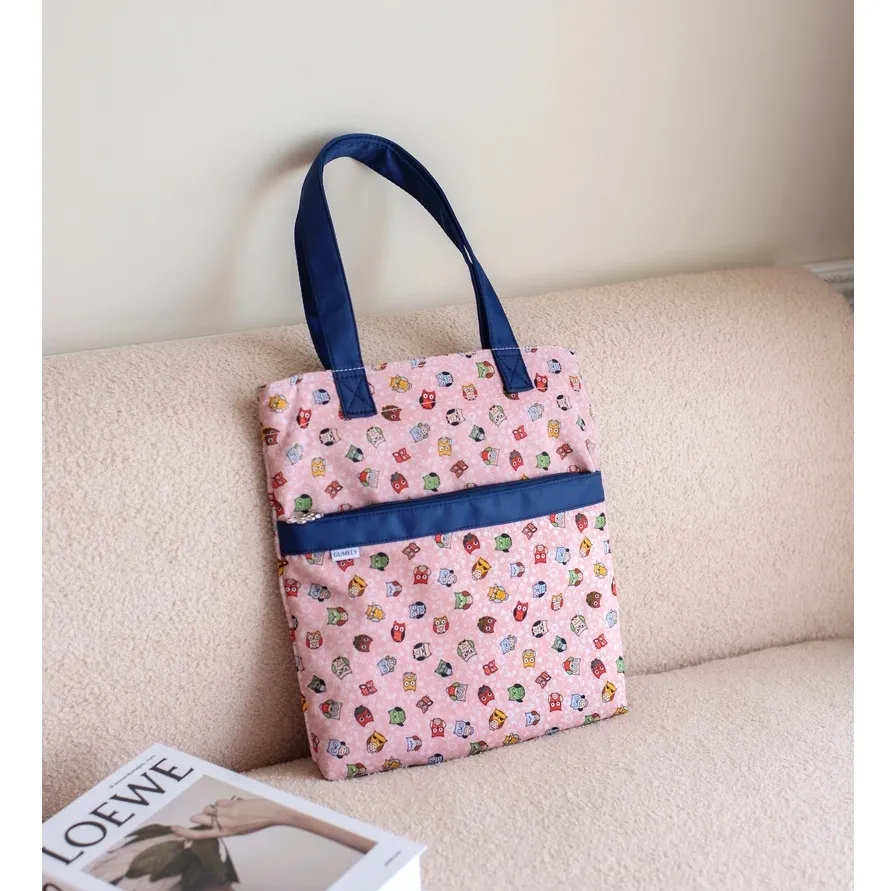 Ảnh Túi vải tote bag nữ đẹp vintage dễ thương nhiều ngăn khoá kéo cao cấp Gumely ViAnh Store GU02 3