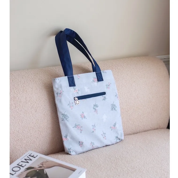 Ảnh Túi vải tote bag nữ đẹp vintage dễ thương nhiều ngăn khoá kéo cao cấp Gumely ViAnh Store GU02 4