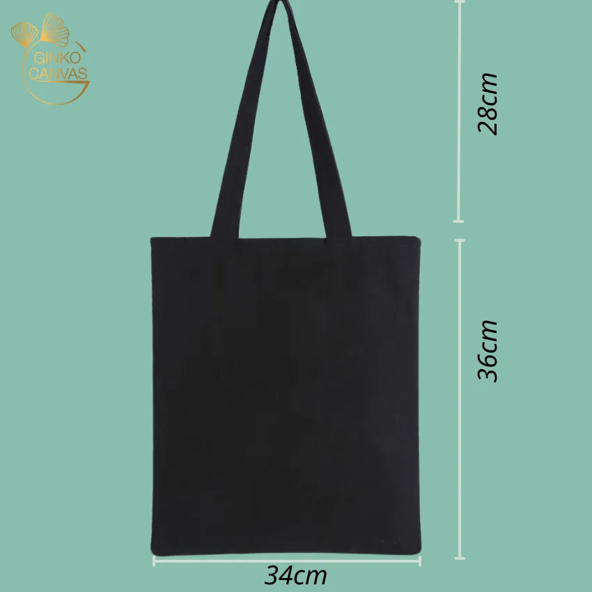 Ảnh Túi Vải Tote Ginko Có Dây Kéo Khóa ( túi con bên trong ) Phong Cách Hàn Quốc In chữ So I Win B02 1