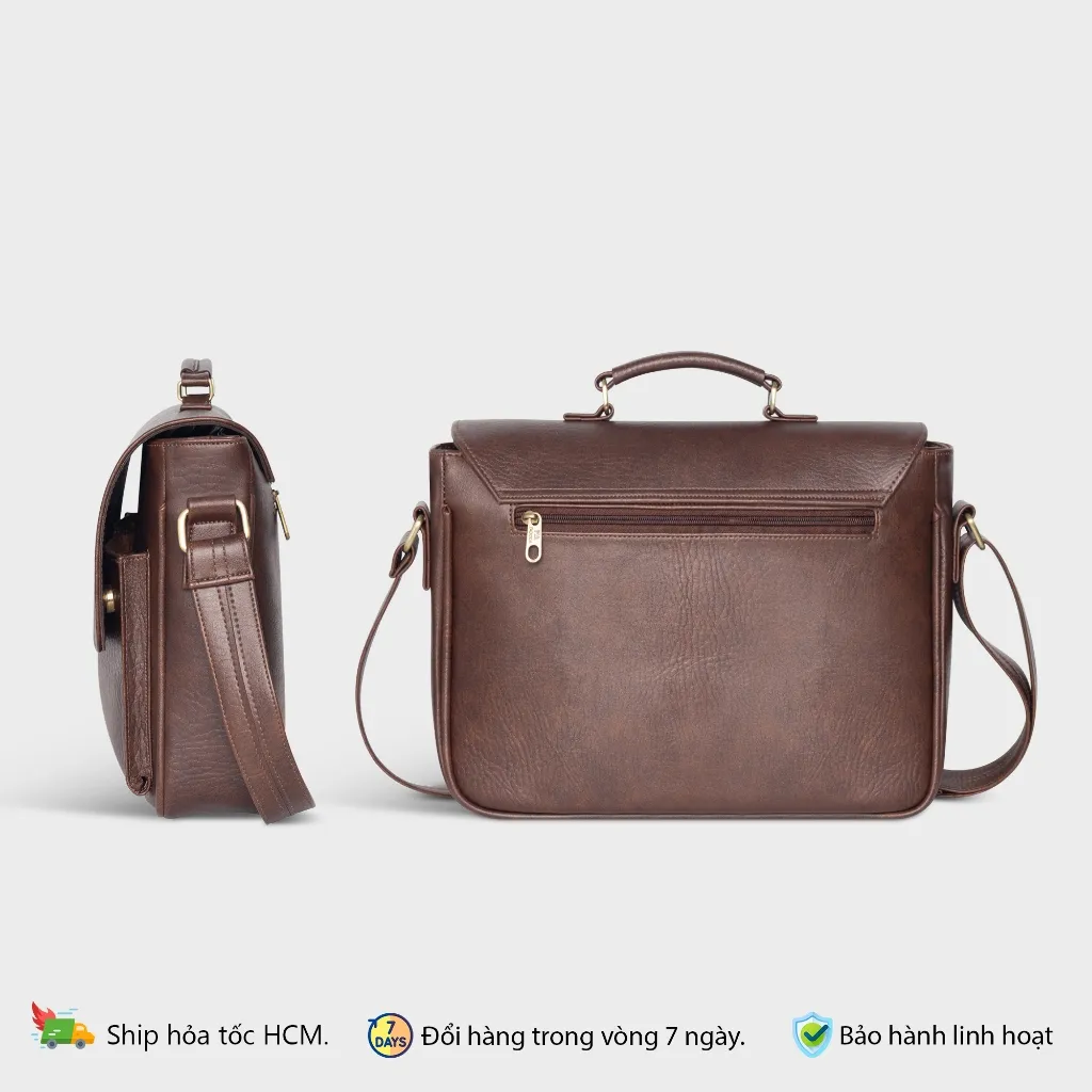 Ảnh Túi xách da nam công sở Fadoda FDC7 4