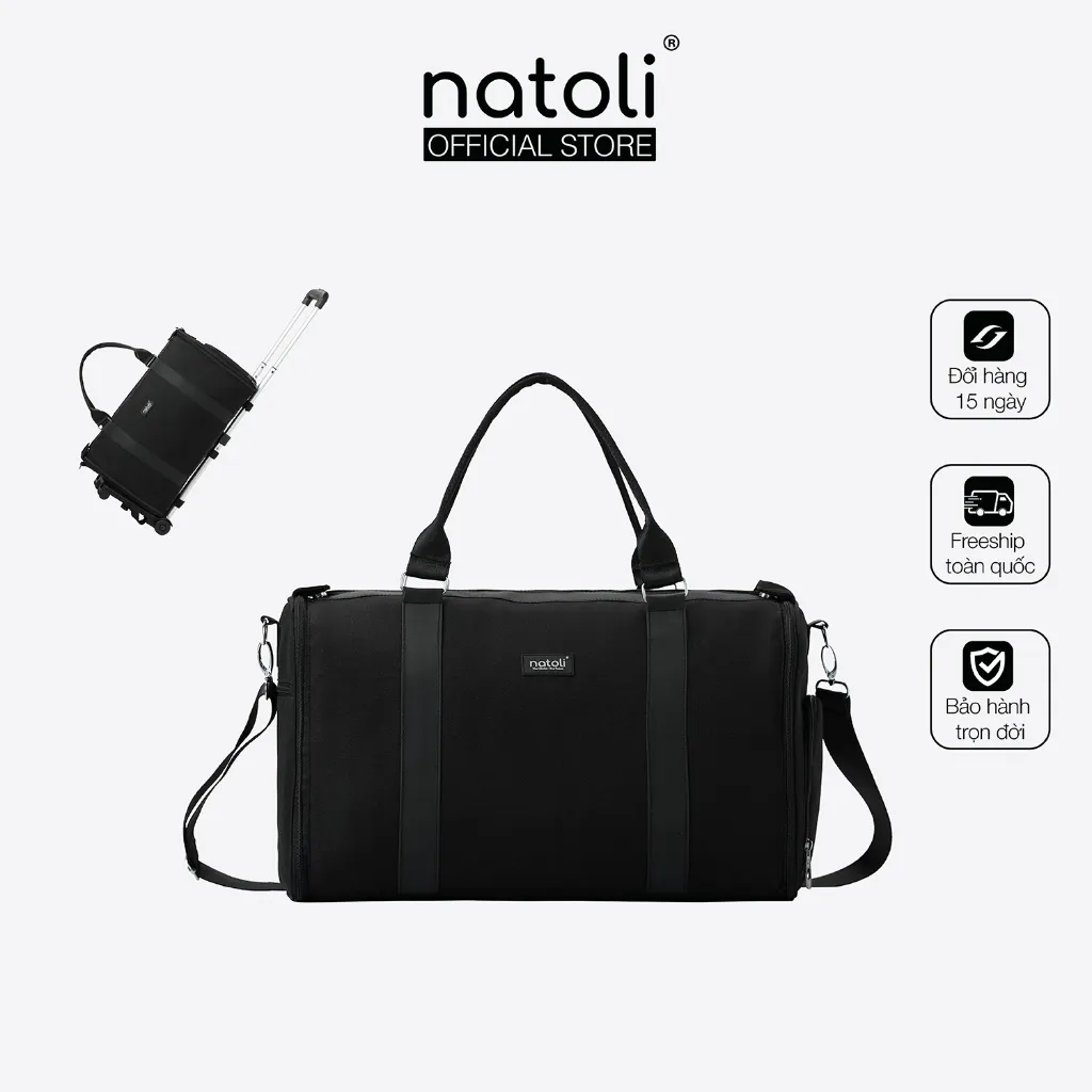 Đánh giá Túi Du Lịch Gấp Gọn Có Bánh Xe Natoli T18: Cỡ Lớn, Đa Năng, Chống Nhăn