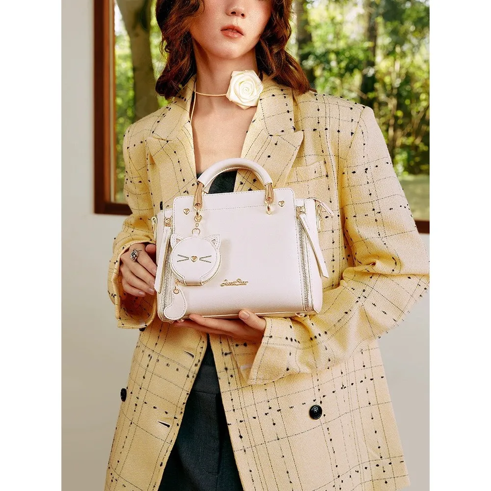 Ảnh Túi xách đẹp dễ thương Just Star charm ví mèo ViAnh Store 172043AKK 2