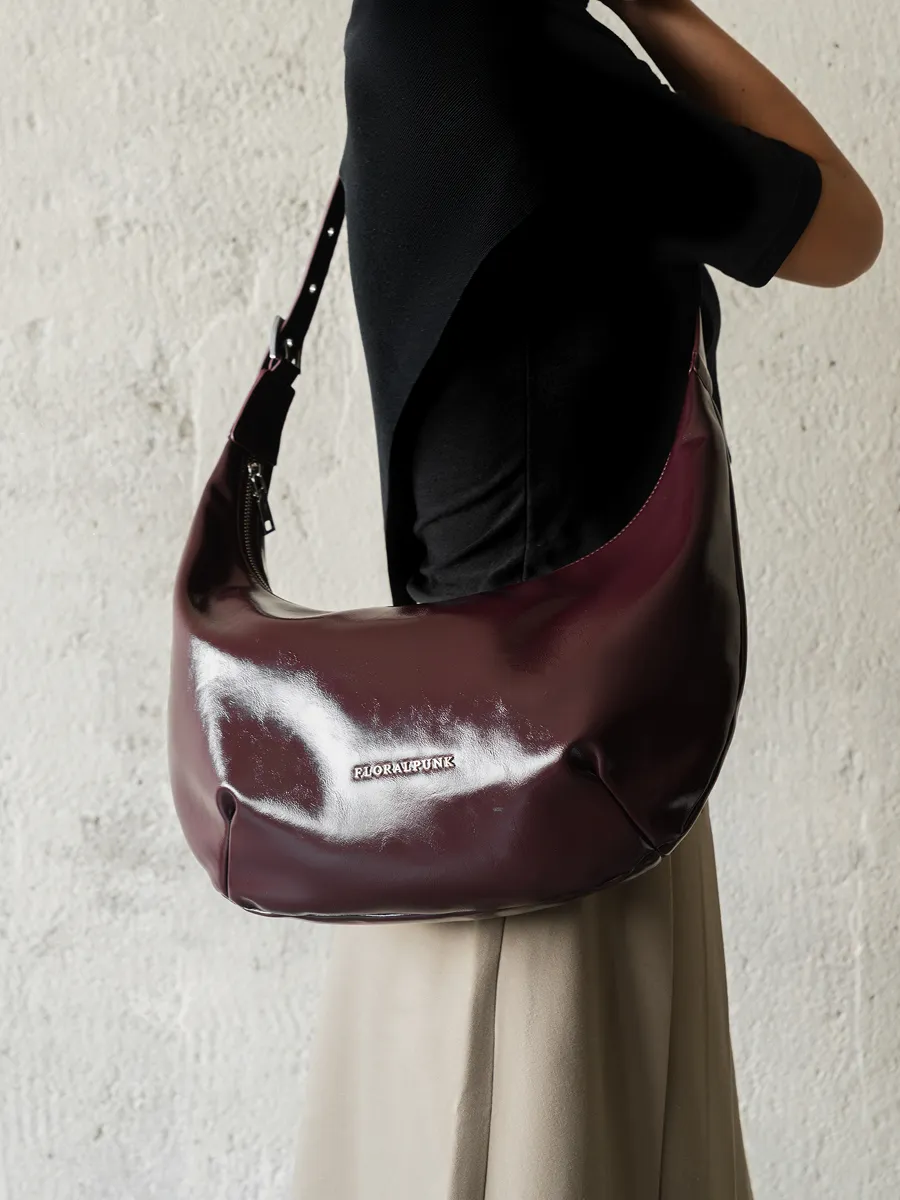 Ảnh Túi Xách Floralpunk Brooklyn Slouchy Bag - Plum 3