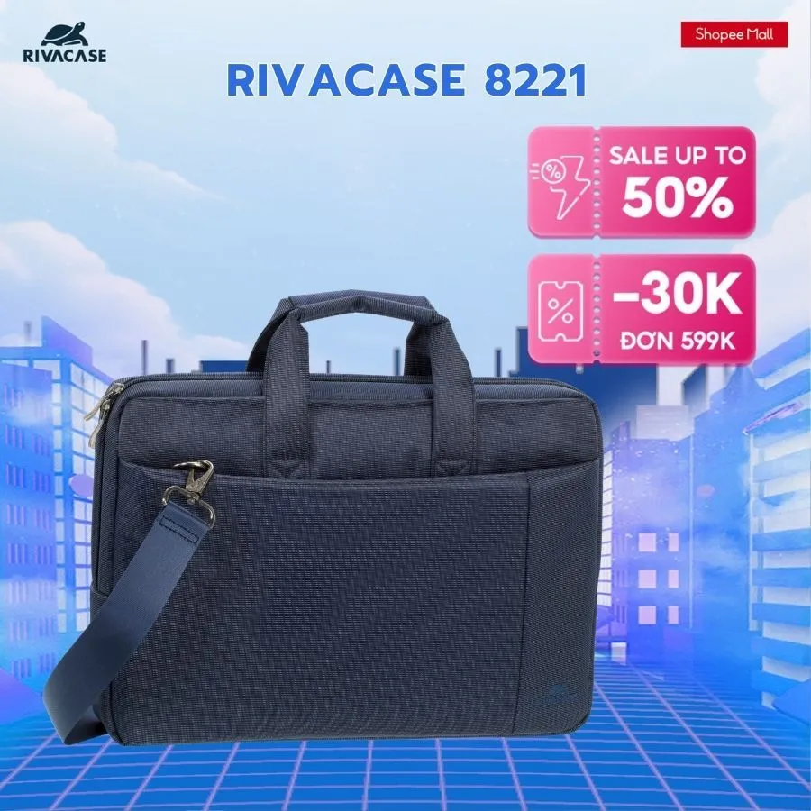 Ảnh Túi Xách Laptop, Notebook RIVACASE 8221 (13.3 inch) - Hàng Chính Hãng 1