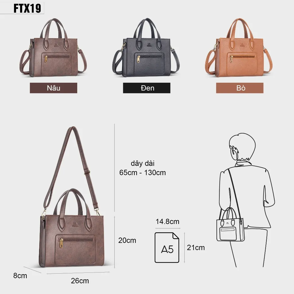Ảnh Túi xách mini nữ thời trang Fadoda FTX19 2