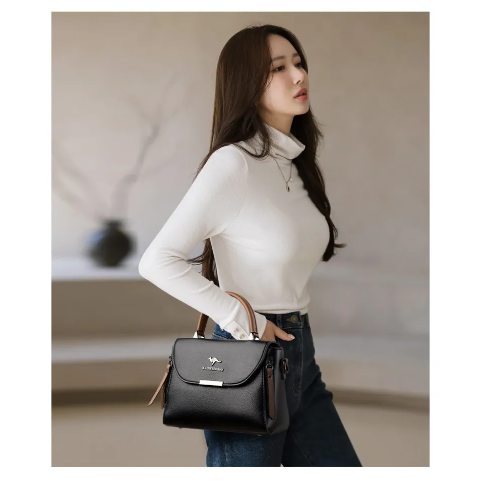 Ảnh Túi xách nữ công sở cao cấp phong cách Hàn Quốc KAIDIFEINIROO KF53 (9638) size 22cm 3