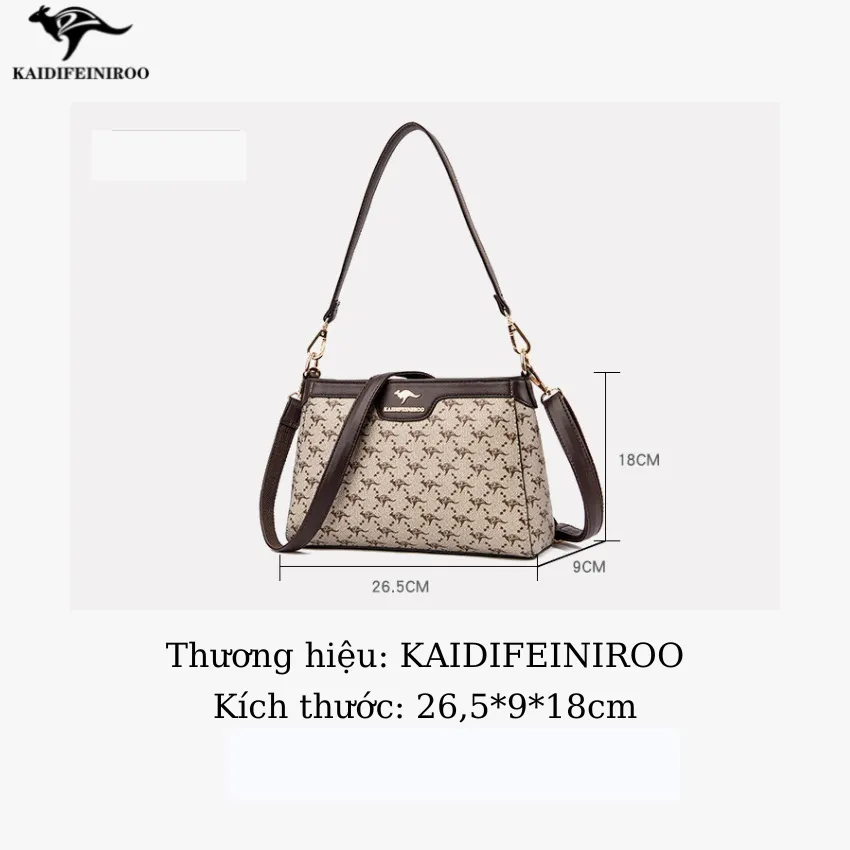 Ảnh Túi xách nữ công sở đẹp thời trang cao cấp Hàn Quốc KAIDIFEINIROO KF34 (8065) Size 26.5cm 2