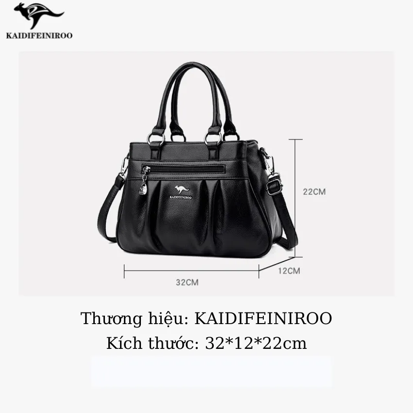 Ảnh Túi xách nữ công sở Hàn Quốc thời trang cao cấp đẹp KAIDIFEINIROO KF35 (8077) Size 32cm 2