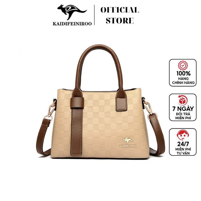 Ảnh Túi xách nữ công sở Hàn Quốc đẹp cao cấp đeo vai đeo chéo 2025 Kaidifeiniroo KF46 (5293) Size 26cm. 1