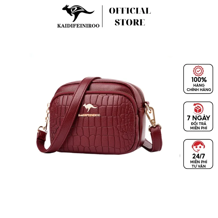 Ảnh Túi xách nữ công sở mini đẹp Hàn Quốc thời trang cao cấp KAIDIFEINIROO KF33 (8042) Size 18cm 1