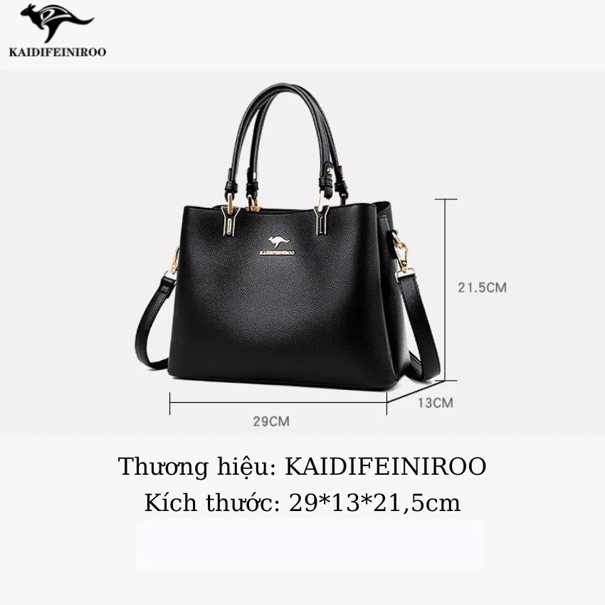 Ảnh Túi xách nữ công sở to đẹp cao cấp Hàn Quốc thời trang cao cấp KAIDIFEINIROO KF31 (5905) 2