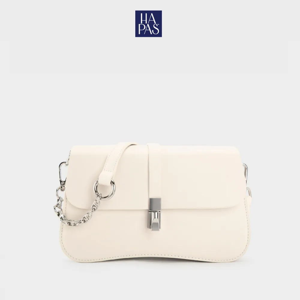 Ảnh Túi Xách Nữ Đeo Chéo Grace Bag Đáy Cong Khóa Gài Sz 23 HAPAS - TDC230512 2