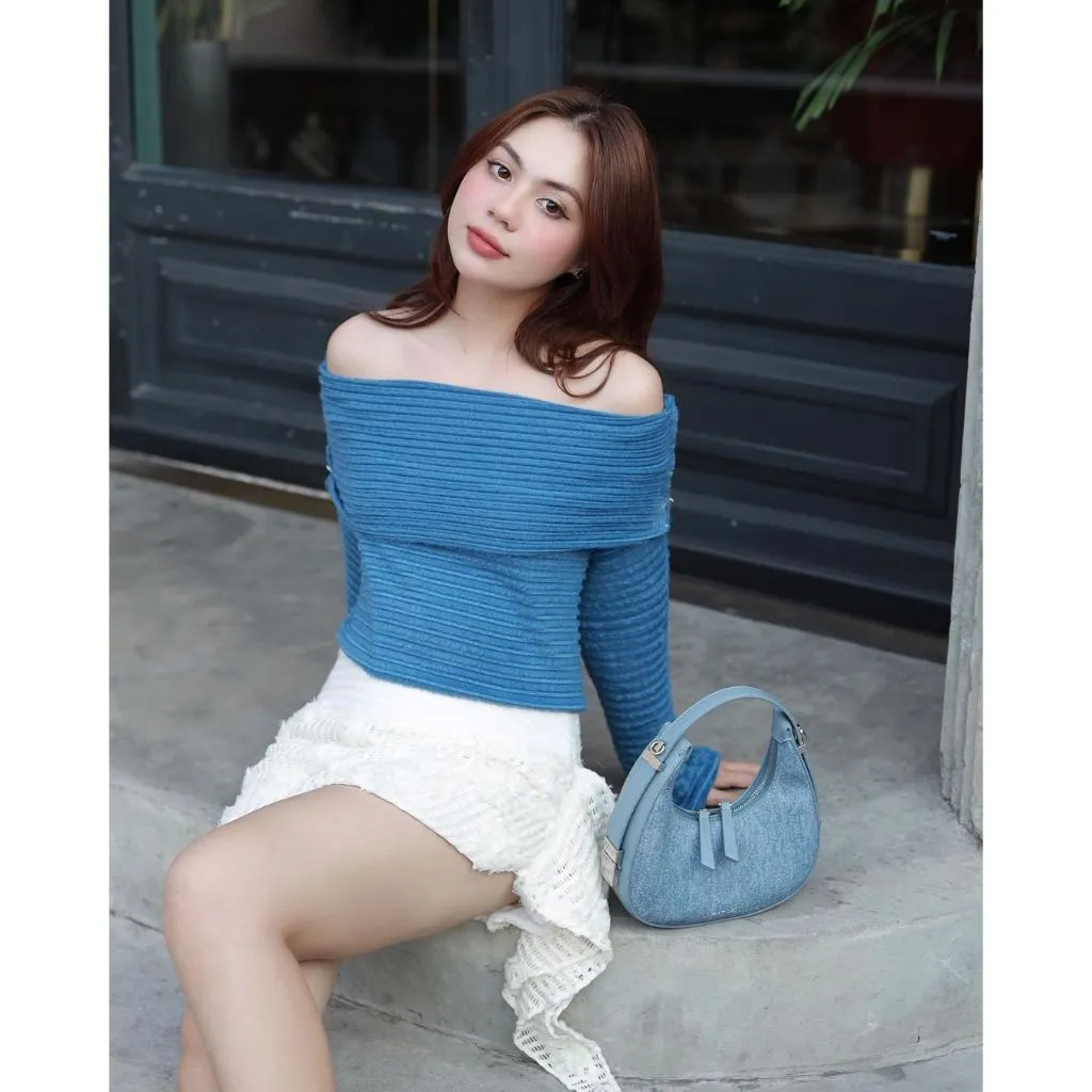 Ảnh Túi Xách Nữ Đeo Vai Belle Of Denim In You Hobo Đáy Tròn Sz 22 HAPAS - TDV221019 2