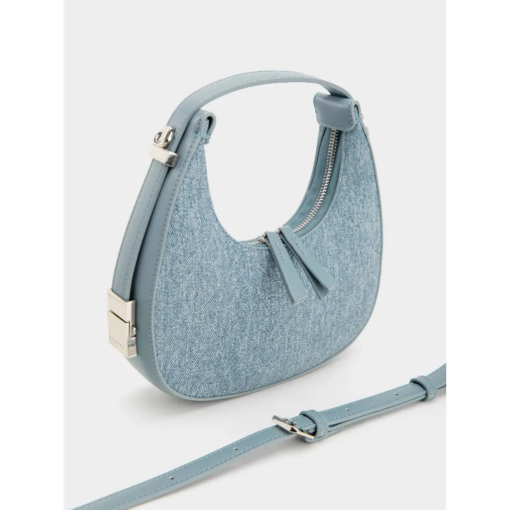 Ảnh Túi Xách Nữ Đeo Vai Belle Of Denim In You Hobo Đáy Tròn Sz 22 HAPAS - TDV221019 4