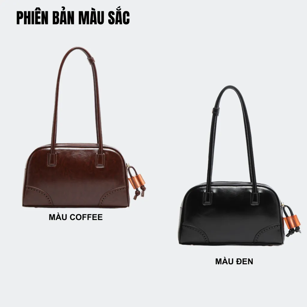 Ảnh Túi Xách Nữ Đeo Vai Chính Hãng MICOCAH Dáng Công Sở Thời Trang Sang Trọng Da Cao Cấp MC215 (KÈM HỘP) 3
