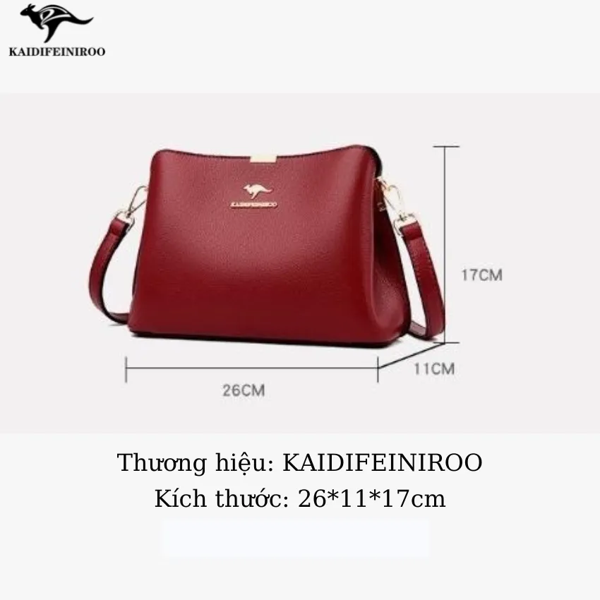 Ảnh Túi xách nữ đẹp thời trang cao cấp Hàn Quốc công sở KAIDIFEINIROO KF21 (5878) Size 26cm 2