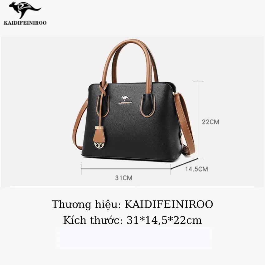 Ảnh Túi xách nữ Hàn Quốc đẹp thời trang cao cấp công sở KAIDIFEINIROO KF26 (8606) Size 31cm 2