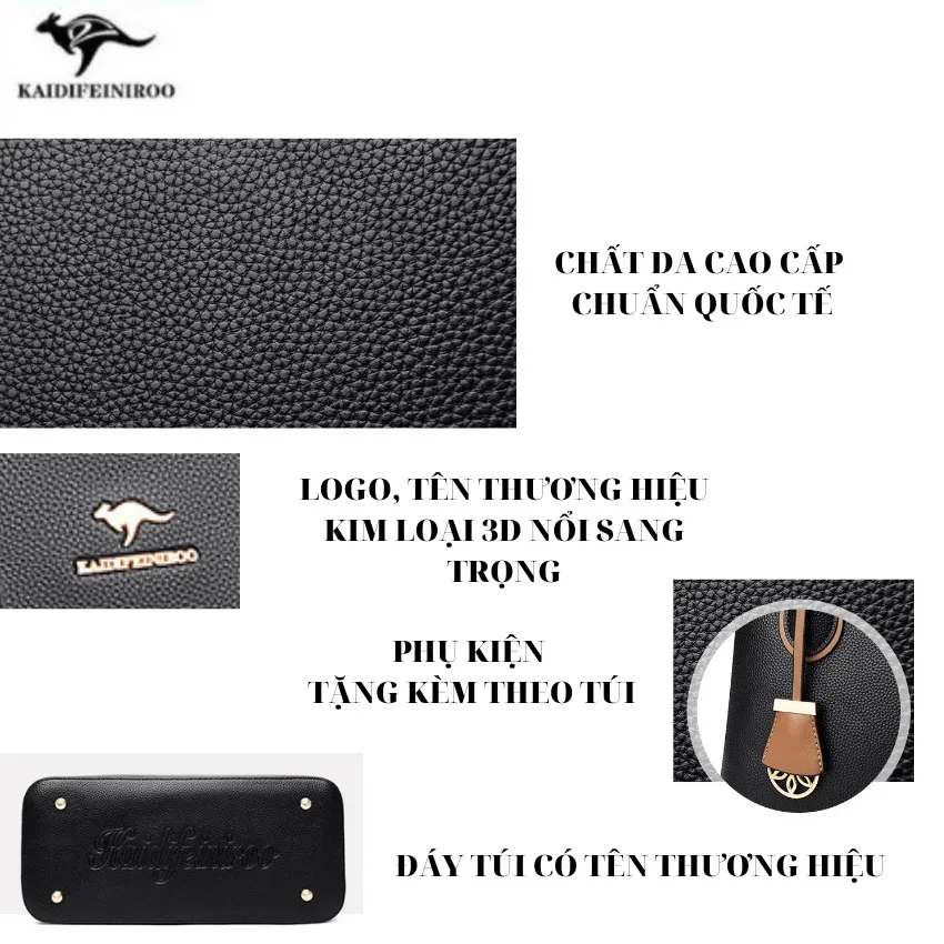Ảnh Túi xách nữ Hàn Quốc đẹp thời trang cao cấp công sở KAIDIFEINIROO KF26 (8606) Size 31cm 4
