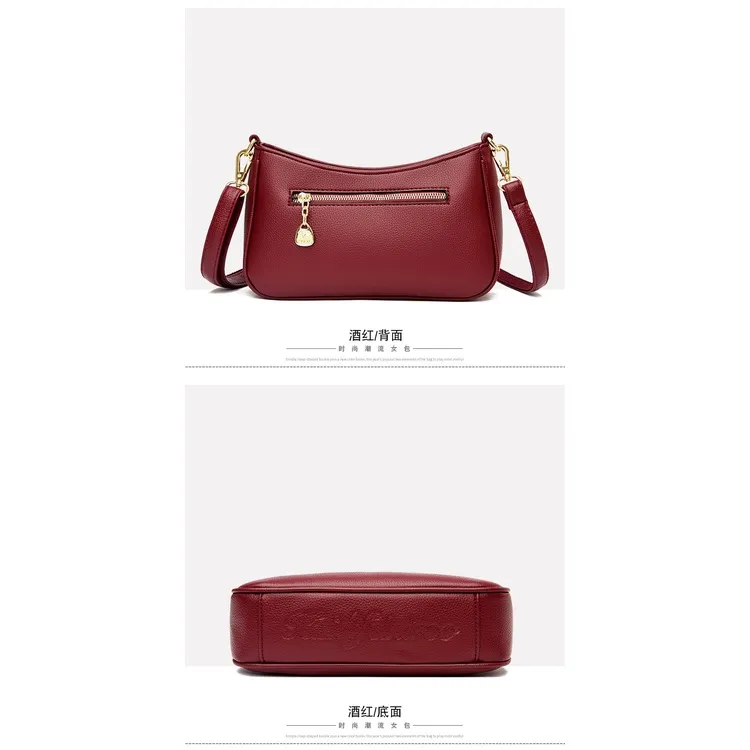 Ảnh Túi xách nữ KAIDIFEINIROO đẹp cao cấp chính hãng KF13 size 26cm. Có đủ 2 quai dài và ngắn. 4