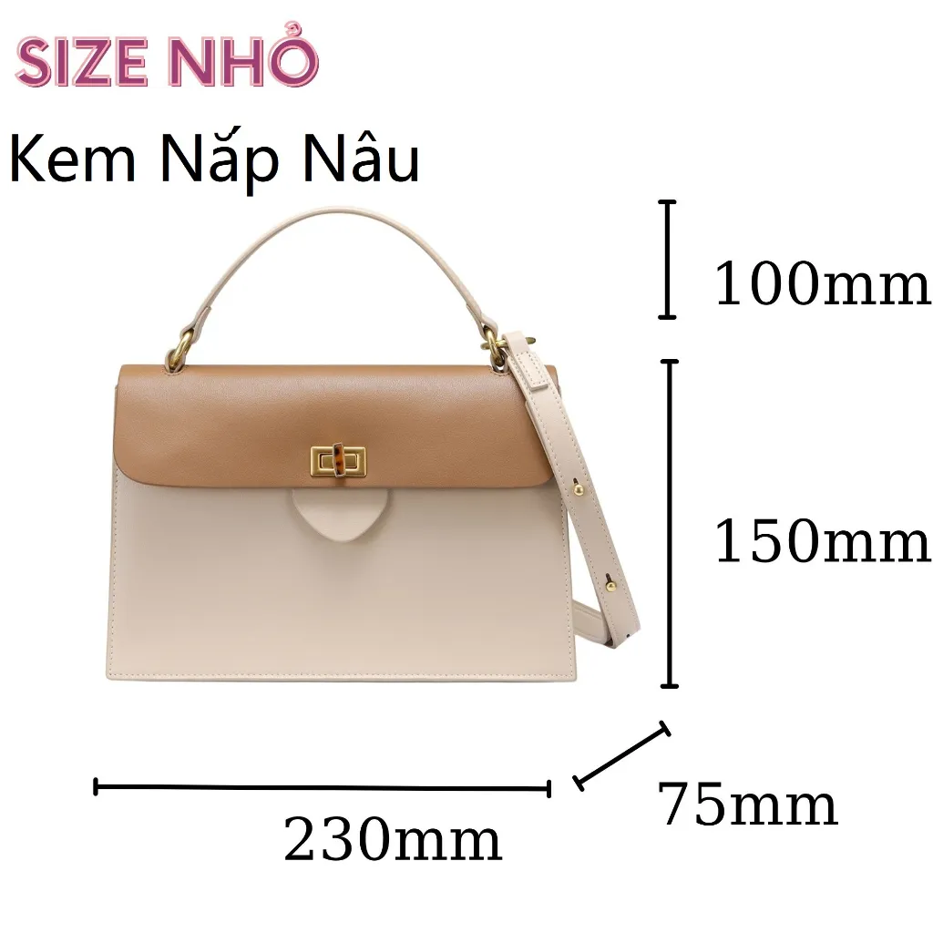 Ảnh Túi xách nữ Nucelle ViAnh Store da thật thời trang đi làm đi chơi 110332A 3