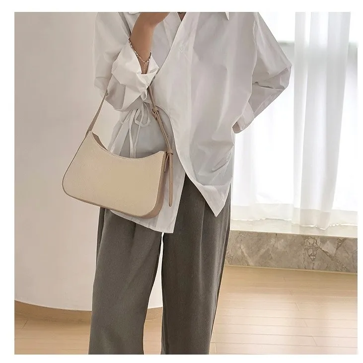 Ảnh Túi Xách Nữ PAPU TX01 Da PU Phối Canvas Cao Cấp 2