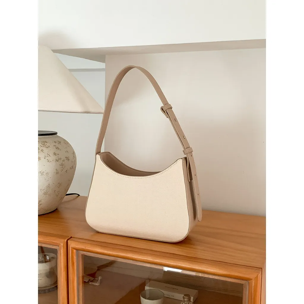 Ảnh Túi Xách Nữ PAPU TX01 Da PU Phối Canvas Cao Cấp 4