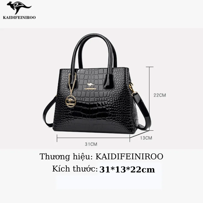 Ảnh Túi xách nữ thời trang cao cấp công sở Hàn Quốc to đẹp KAIDIFEINIROO KF39 (8090) 2