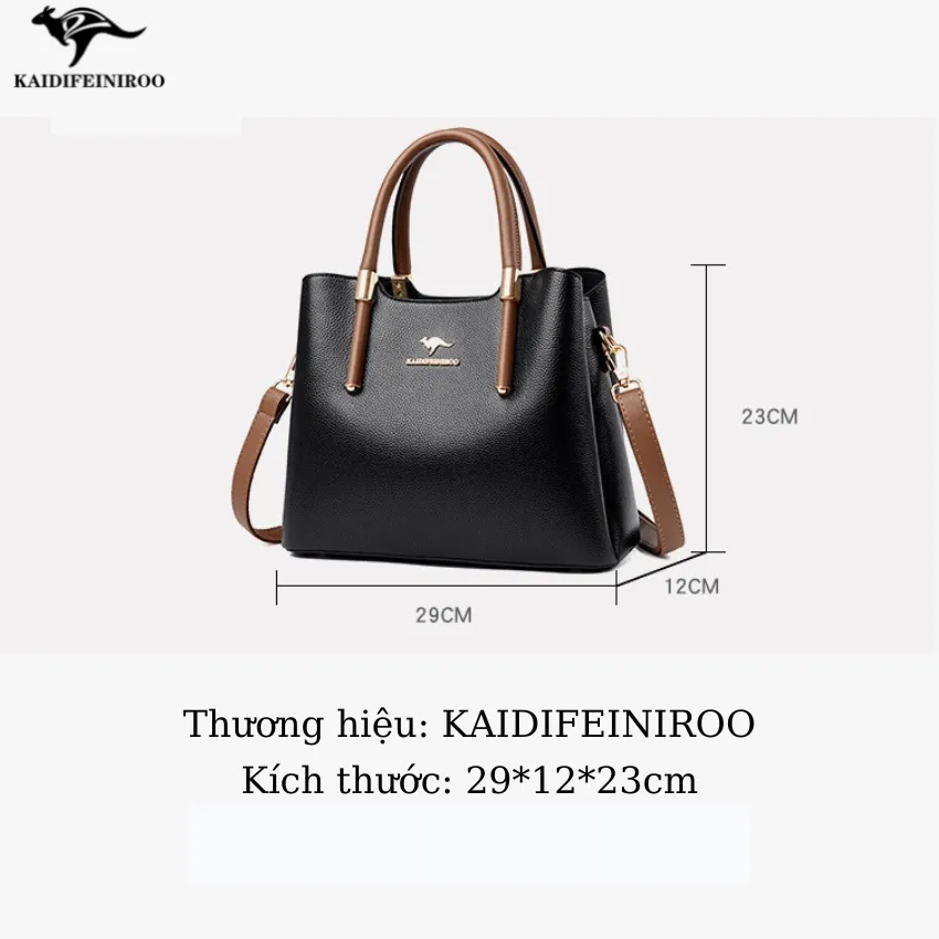 Ảnh Túi xách nữ thời trang cao cấp Hàn Quốc công sở đẹp KAIDIFEINIROO KF10 (5822) size 29cm 2