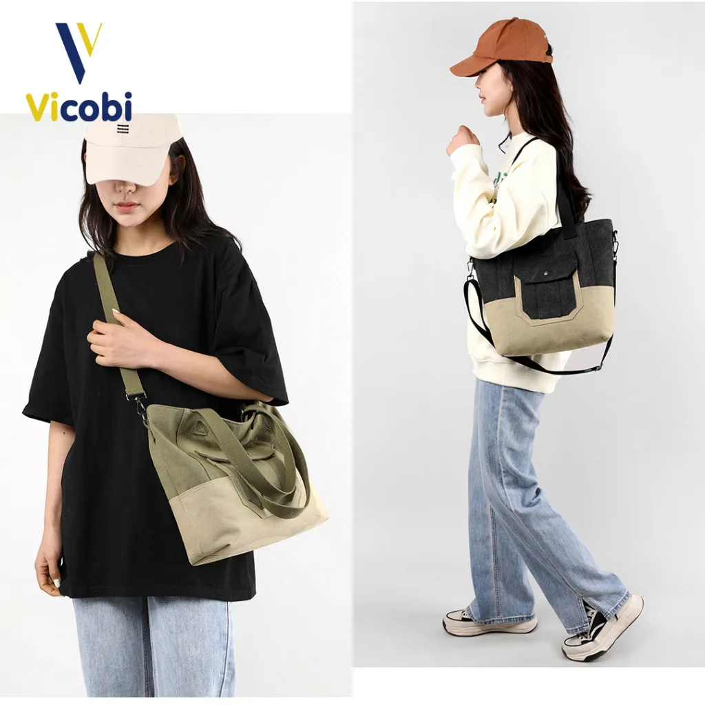Ảnh Túi xách nữ vải Canvas Amy Vicobi CV6 3
