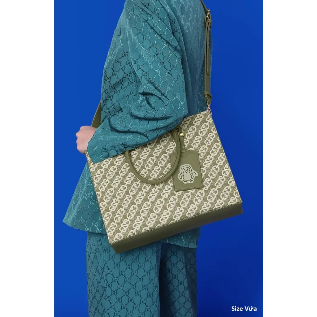Ảnh Túi xách Tote bag nữ Nucelle size to charm ví chim cánh cụt đi chơi, đi làm, đựng laptop... ViAnh Store 1172071 3