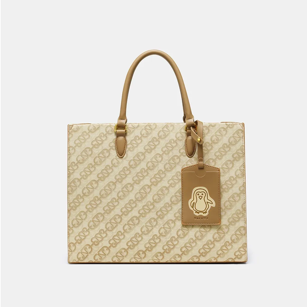 Ảnh Túi xách Tote bag nữ Nucelle size to charm ví chim cánh cụt đi chơi, đi làm, đựng laptop... ViAnh Store 1172071 4