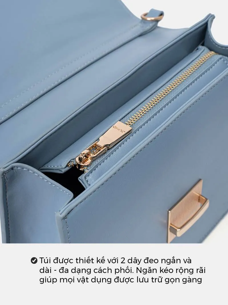 Ảnh Túi Xách Trung Nữ Thời Trang JUNO Bukcle Khoá Trượt TXT249 3