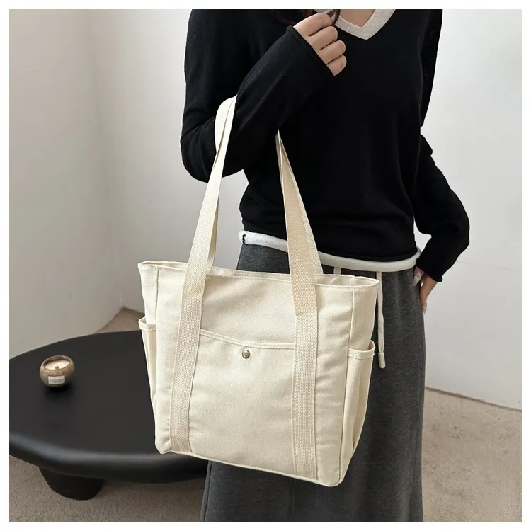 Ảnh Túi xách, túi đeo vai thời trang nam nữ vải canvas hàn quốc HARAS 4
