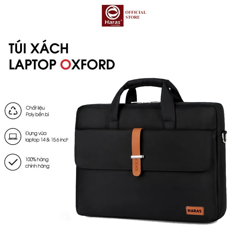 Ảnh Túi Xách Unisex Cao Cấp Đựng Vừa Laptop 15.6 Inch HARAS TXX359 1