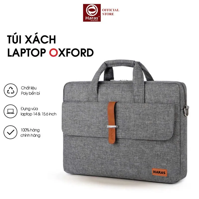 Ảnh Túi Xách Unisex Cao Cấp Đựng Vừa Laptop 15.6 Inch HARAS TXX359 2