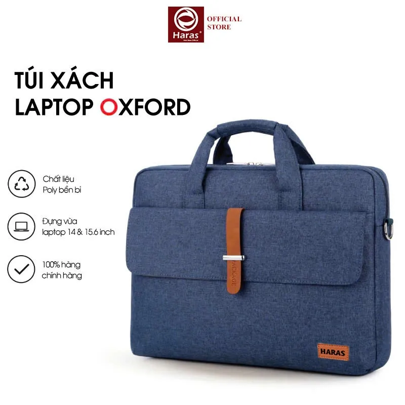Ảnh Túi Xách Unisex Cao Cấp Đựng Vừa Laptop 15.6 Inch HARAS TXX359 3