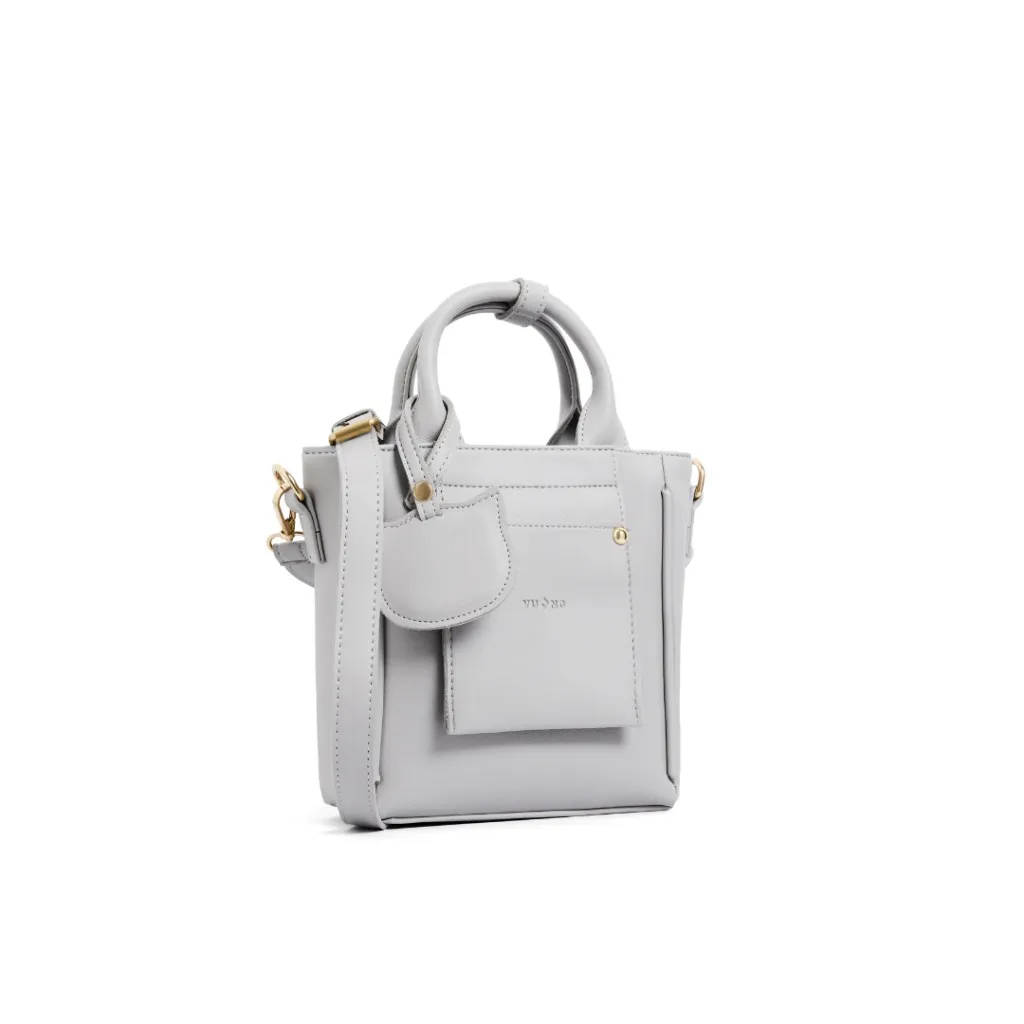 Ảnh Túi xách Vuông Shop®️ Tabby cat đính kèm charm quai đeo chéo 3