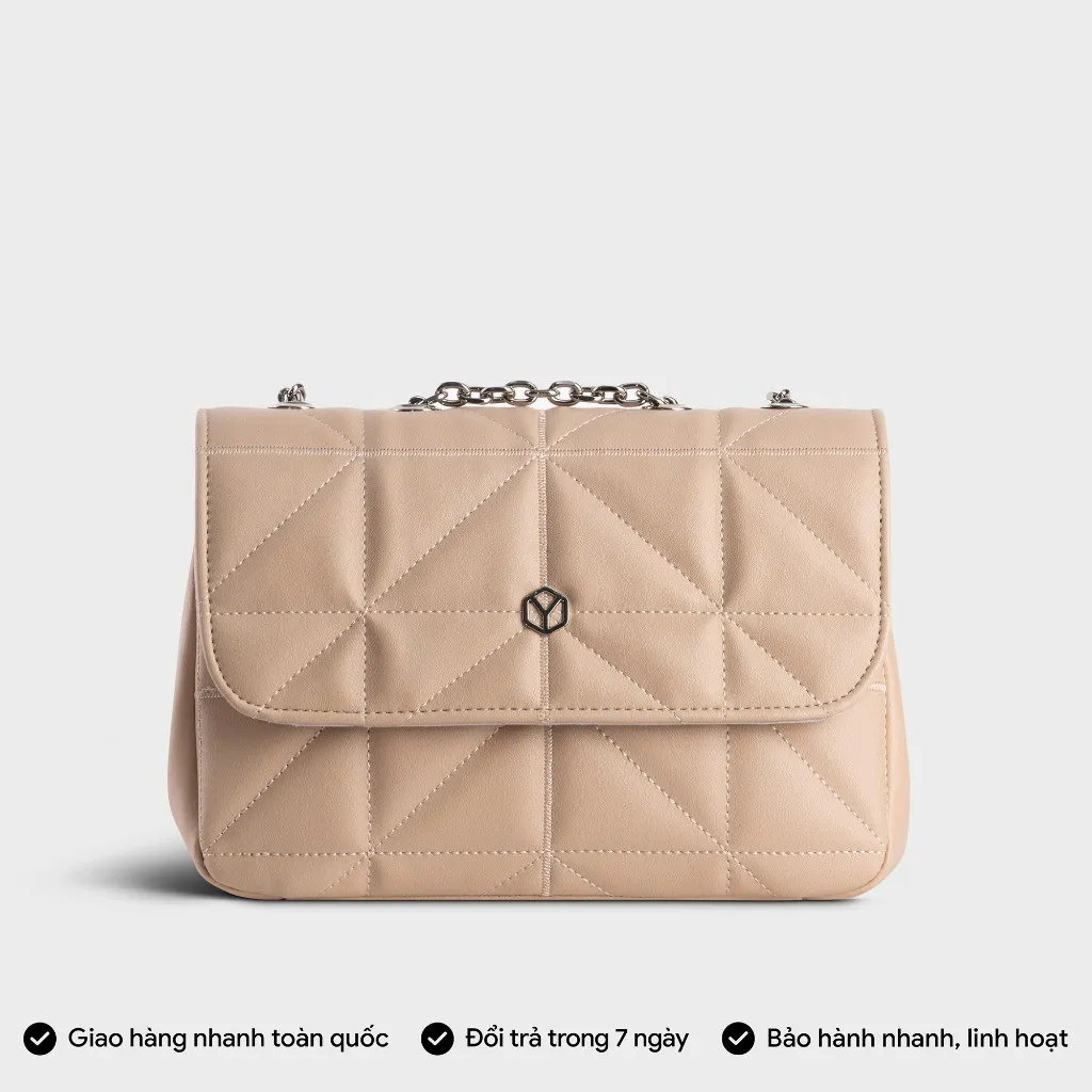 Ảnh Túi Yuumy (Thời trang nữ dây đeo phối xích cá tính size 23 - Túi đeo chéo da Seasand YN212) 3