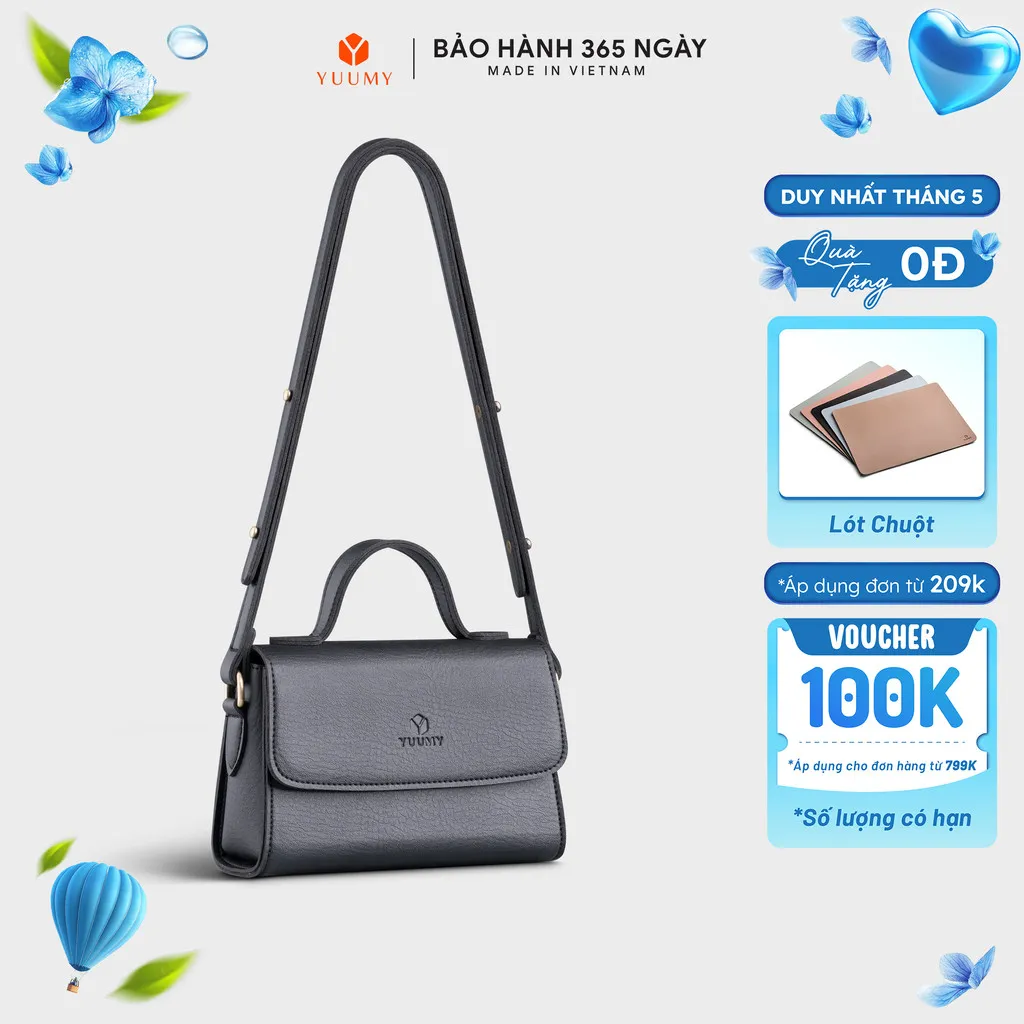 Ảnh Túi Yuumy (Thời trang nữ mini - Túi đeo chéo da Bergen YN179) 1
