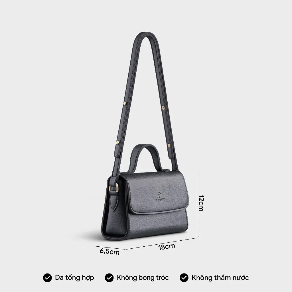 Ảnh Túi Yuumy (Thời trang nữ mini - Túi đeo chéo da Bergen YN179) 4