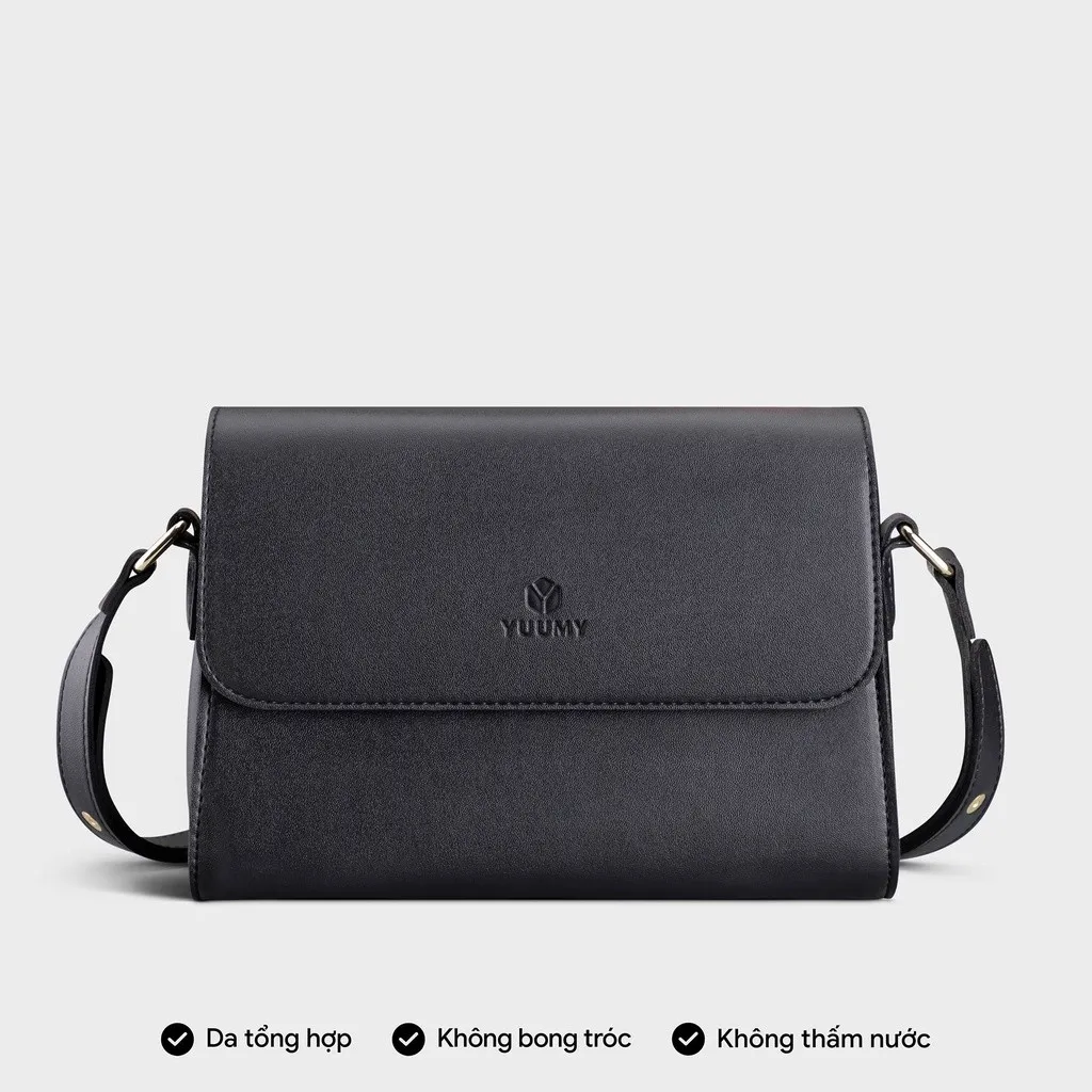 Ảnh Túi Yuumy (Thời trang nữ nắp gập dạng hộp size 21 - Túi đeo chéo da Seasand YN155) 3