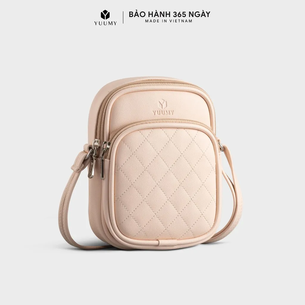 Ảnh Túi Yuumy (Thời trang nữ phối ngăn chần chỉ mini - Túi đeo chéo da 
Seasand YN202) 2