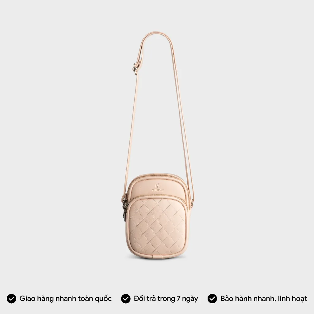 Ảnh Túi Yuumy (Thời trang nữ phối ngăn chần chỉ mini - Túi đeo chéo da 
Seasand YN202) 3