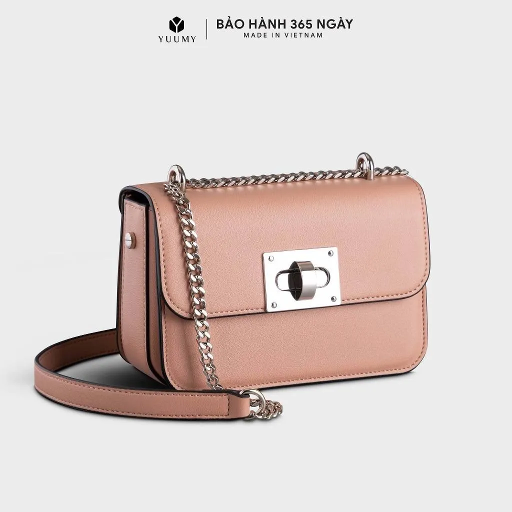 Ảnh Túi Yuumy (Thời trang nữ size 18 phối khóa xoay - Túi đeo chéo da Seasand YN142) 2
