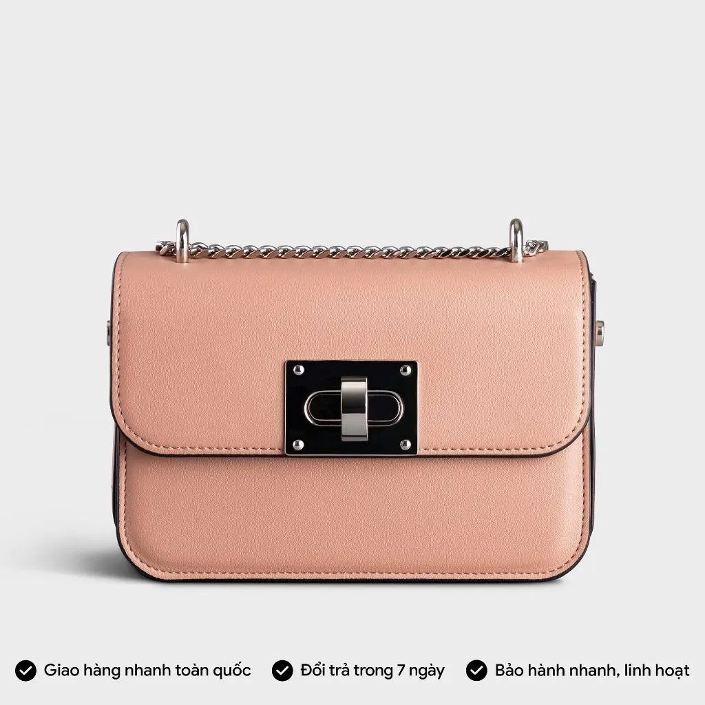 Ảnh Túi Yuumy (Thời trang nữ size 18 phối khóa xoay - Túi đeo chéo da Seasand YN142) 3