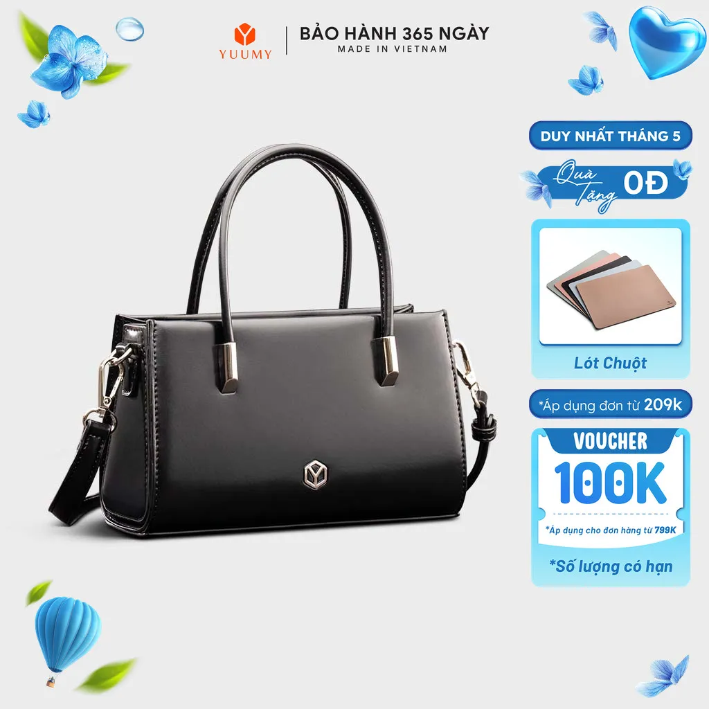 Ảnh Túi Yuumy (Thời trang nữ thiết kế tinh tế size 21 - Túi đeo chéo da Smooth YN283) 1