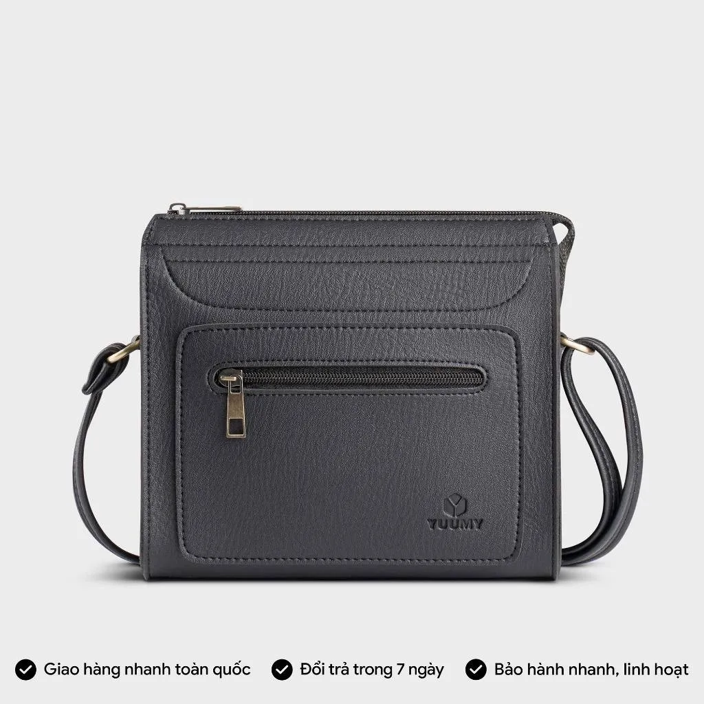 Ảnh Túi Yuumy (Thời trang nữ vân nhám cá tính size 21 - Túi đeo chéo da Bergen YN242) 2