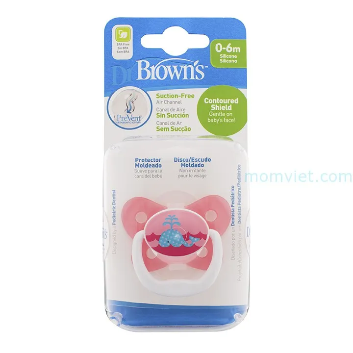 Ảnh Ty ngậm Dr Brown's dành cho bé từ 0-6M và 6-18M 1