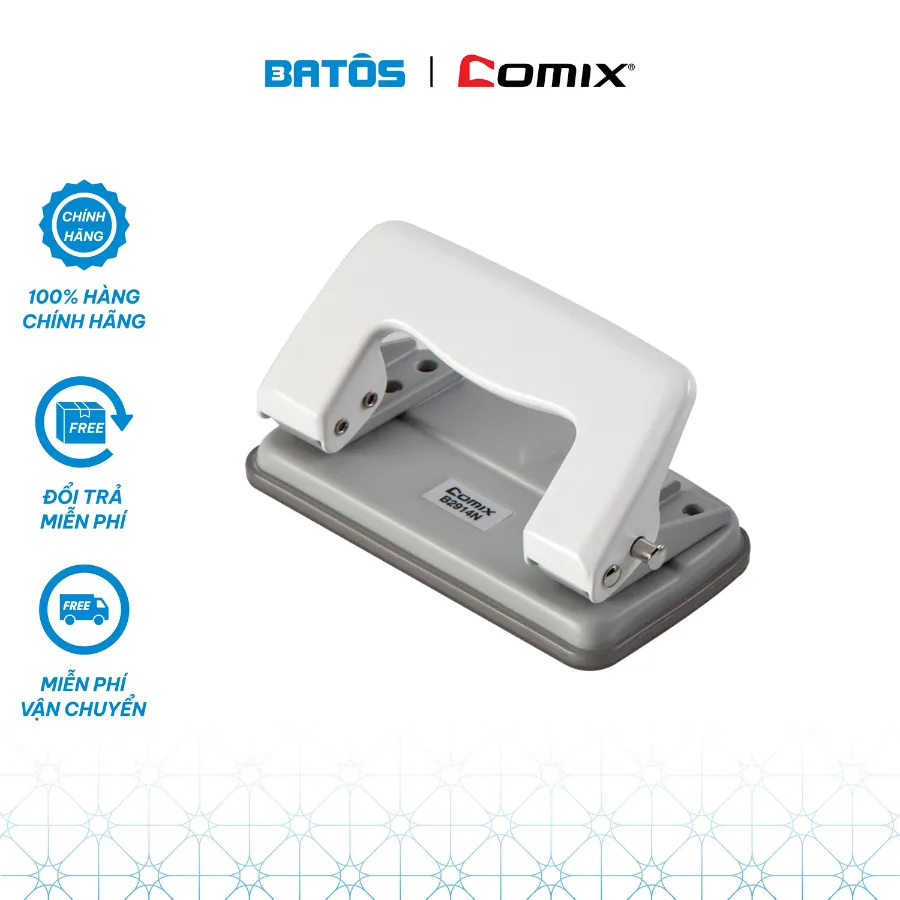 Ảnh Đục lỗ Comix B2914N 12 tờ, B2915N 25 tờ, B2917N 35 tờ - màu trắng sữa 3